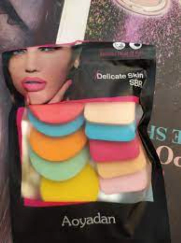 Huda Beauty Delicate Skin SBR Puff - 10pcs.